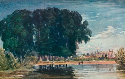 The Brocas, Eton, begyndelsen af midten af det 19. århundrede, 1930. af David Cox the elder