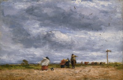 Korsvejene, 1850. af David Cox the elder