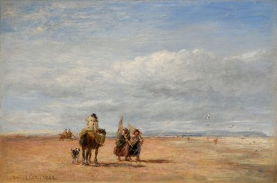 The Shrimpers, 1853. af David Cox the elder