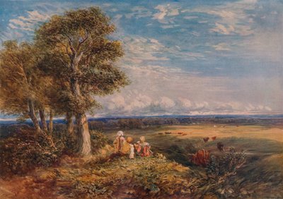 Skylærken, 1848 af David Cox the elder