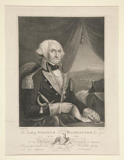 Hans Excellence George Washington Lieu.t Gen.l af David Edwin
