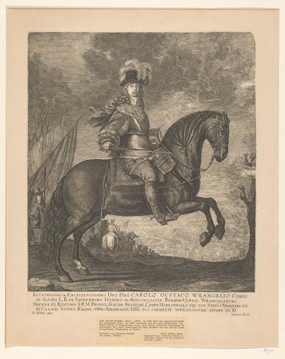 Den mest lysende og fremragende Dmo. Hr. Charles Gustav Wrangel (...) af David Ehrenstrahl