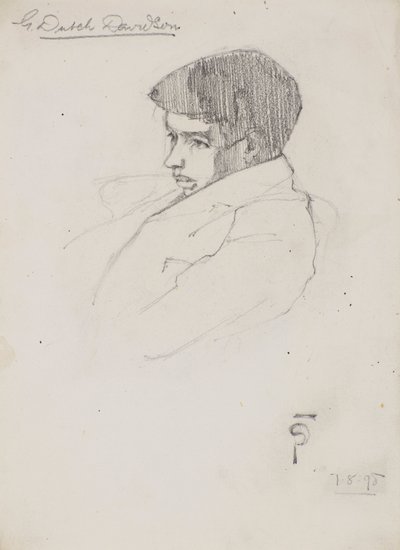 Portræt af George Dutch Davidson af David Foggie