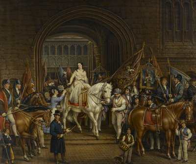 Lady Godiva procession fra 1829, 1867 af David Gee