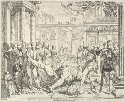 The Martyrdom of Saint Christopher, fra The Story of Saints James and Christopher in the..., 1776. af David Giovanni