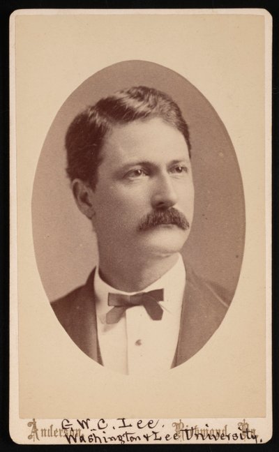Portræt af George Washington Custis Lee 1832-1913, 1876. af David H. Anderson
