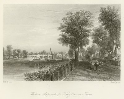 Western Approach til Kingston-on-Thames af David Hall McKewan