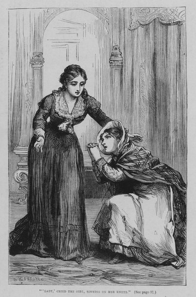 Illustration til Oliver Twist af Charles Dickens (gravering) af David Henry Friston