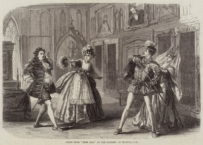 Scene fra Ages Ago, i Gallery of Illustration af David Henry Friston