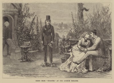 Scene fra Bygones, på Lyceum Theatre af David Henry Friston