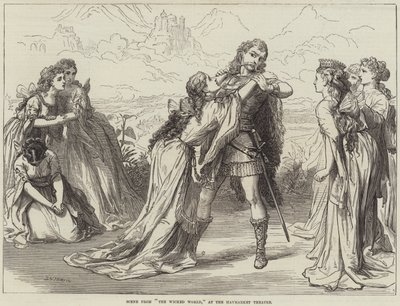 Scene fra The Wicked World, på Haymarket Theatre af David Henry Friston