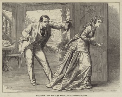 Scene fra The Woman in White, på det olympiske teater af David Henry Friston