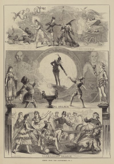 Scener fra pantomimerne af David Henry Friston