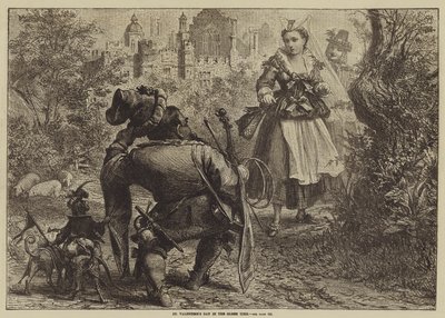 Valentinsdag i den gamle tid af David Henry Friston