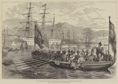 Statspram af kongen af Grækenland, der sender det kongelige parti til Serapis af David Henry Friston