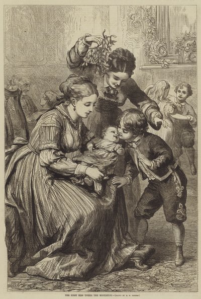 Det første kys under misteltenen af David Henry Friston