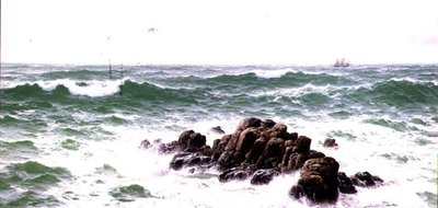 Peel Rock, Lands End, Cornwall af David James
