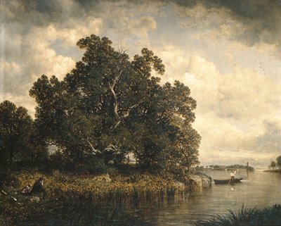 Bayside, New Rochelle, New York, 1886. af David Johnson