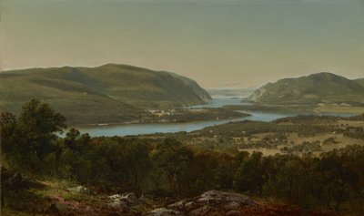 Udsigt fra Garrison, West Point, New York af David Johnson