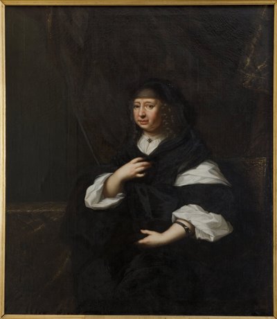 Marie Elisabeth de Saxe, hertugindekonsort af Holstein Gottorp - Portræt af prinsesse Marie Elisabeth af Sachsen (1610-1684), hertuginde af Holstein-Gottorp, af Ehrenstrahl, David Kloecker (1629-1698). Olie på lærred. Mål: 137x120 cm. Nationalmuseum Lager af David Klöcker Ehrenstrahl