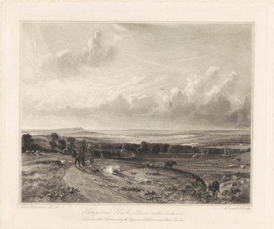 Hampstead Heath, Harrow i det fjerne af David Lucas
