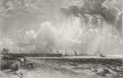 Yarmouth, Norfolk, 1830. af David Lucas
