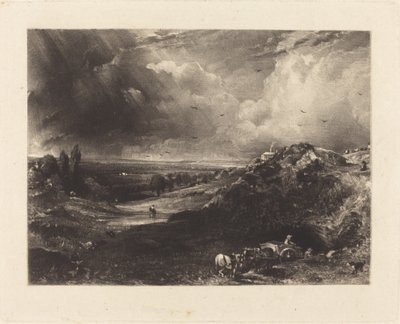 En Hede af David Lucas after John Constable