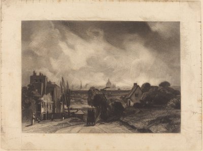 Sir Richard Steeles hytter af David Lucas after John Constable