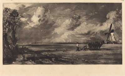 Forår af David Lucas after John Constable