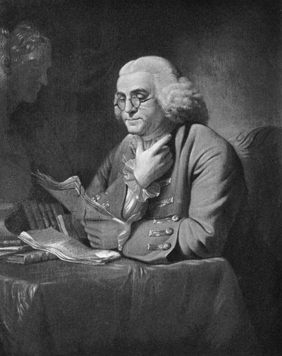 Benjamin Franklin, c1766 af David Martin