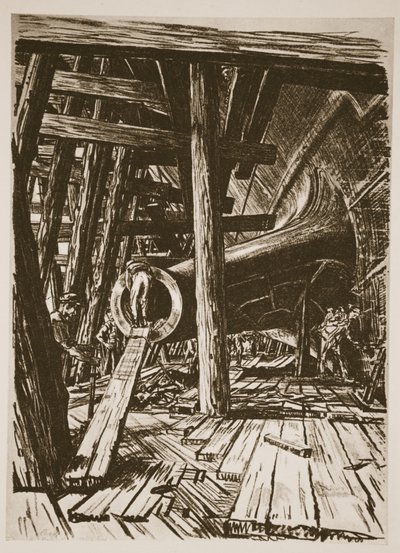A shaft bracket, illustration fra 