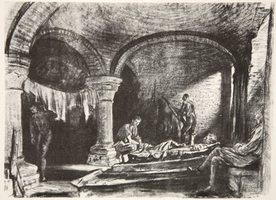 An Underground Billet, illustration fra 
