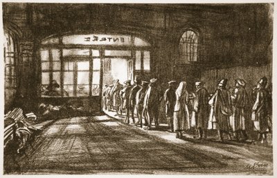 At a Base Station, illustration fra 