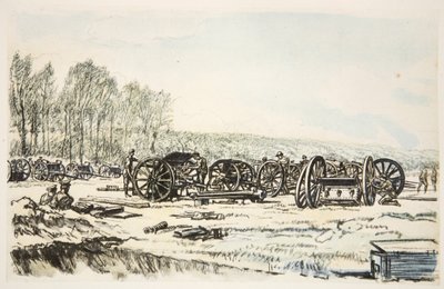 Mænd fra RFA renser deres geværer, illustration fra 