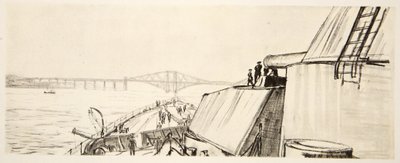 På et slagskib: i Forth, illustration fra 