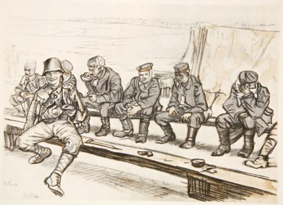 Den lykkelige kriger, illustration fra 