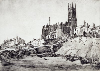 York Road, Leeds (radering) af David Muirhead Bone