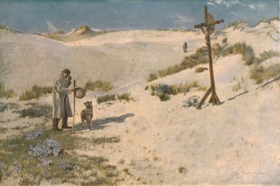 The Cross on the Dunes, slutningen af det 19.-begyndelsen af det 20. århundrede, c1930. af David Murray