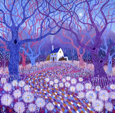 The Retreat, 2014 (akryl på lærred) af David Newton