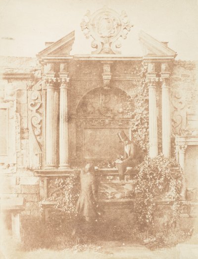 Edinburgh. Gråbrødrenes Kirkegård, 1843-47. Skabere: David Octavius Hill, Robert Adamson, Hill & Adamson. af Hill and Adamson