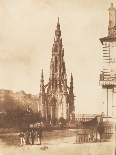 Edinburgh. Scott-monumentet, 1843-47. Skabere: David Octavius Hill, Robert Adamson, Hill & Adamson. af Hill and Adamson