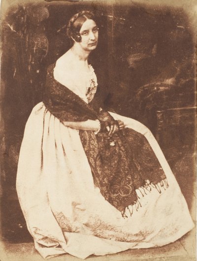 Lady Elizabeth Eastlake, 1843-47. Skabere: David Octavius Hill, Robert Adamson, Hill & Adamson. af Hill and Adamson
