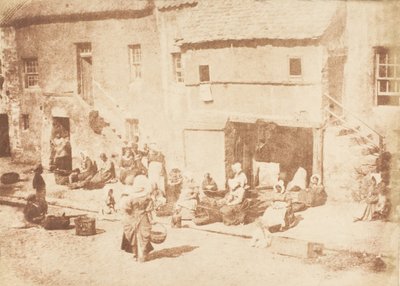 St. Andrews. North Street, Fishergate, 1843-47. Skabere: David Octavius Hill, Robert Adamson, Hill & Adamson. af Hill and Adamson