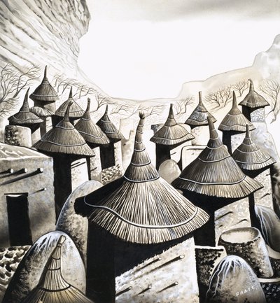 Primitive hjem: Bananiernes tagtoppe af David Pratt