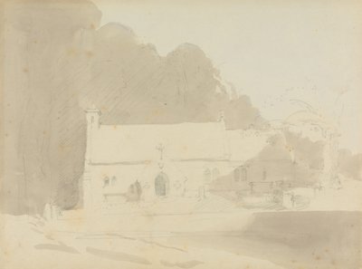 En landsbykirke af David Roberts