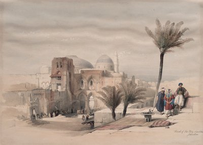 Den Hellige Gravs Kirke, Jerusalem af David Roberts