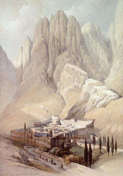 St.Catherine kloster med Mount Horeb, 19. februar 1839, plade 118 fra bind III af 