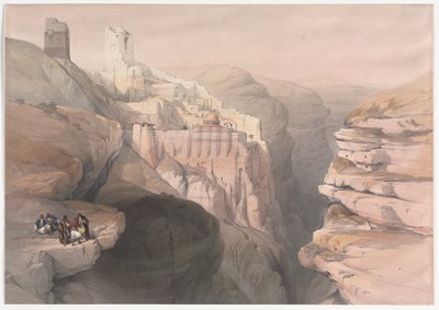 Kloster St. Saba af David Roberts