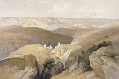 Sankt Saba kloster, april 1839, fra bind II af 