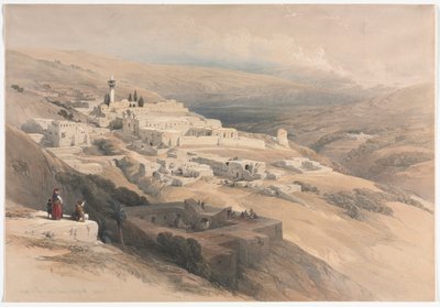 Terra-Julemandens kloster, Nazareth, 1839. af David Roberts
